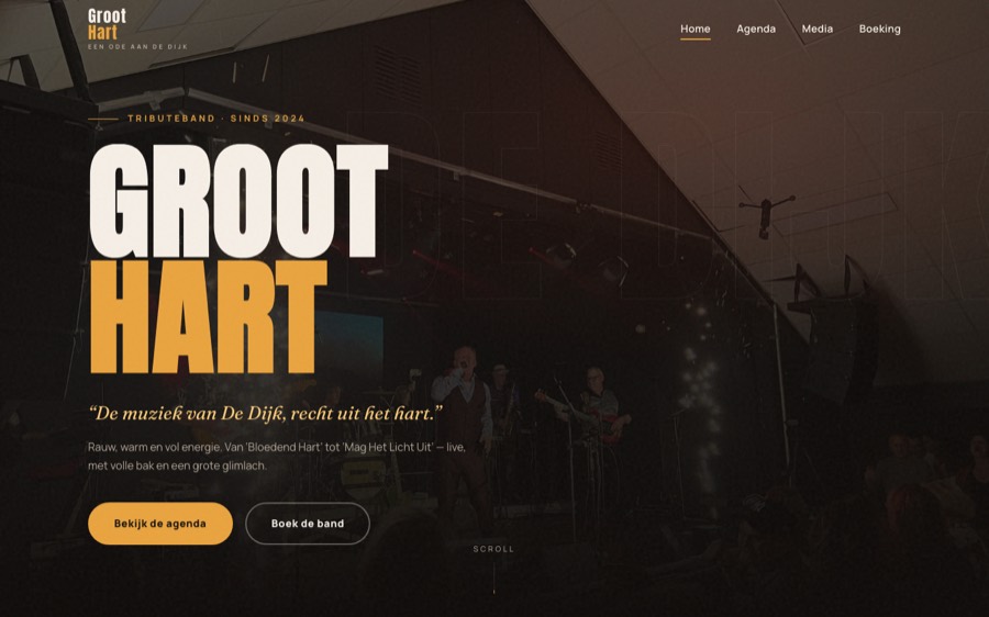 Startpagina van groothart.com