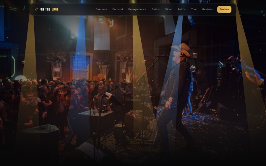 Startpagina van u2ontheedge.nl